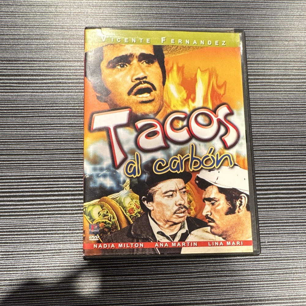 Tacos al carbón DVD Pegaso Films Vicente Fernandez Alejandro Galindo 1971 Movie